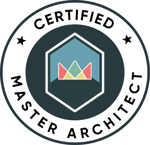 Certified Master Architect (CMA) certification badge